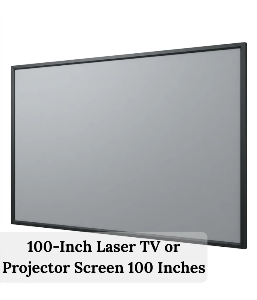 100-Inch Laser TV or Projector Screen