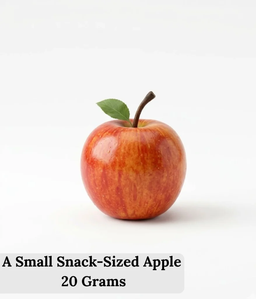a-small-snack-sized-apple-20-grams