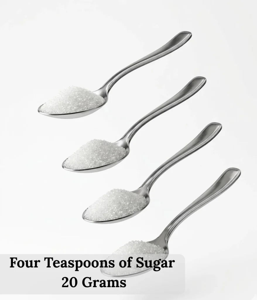 four-teaspoons-of-sugar-20-grams