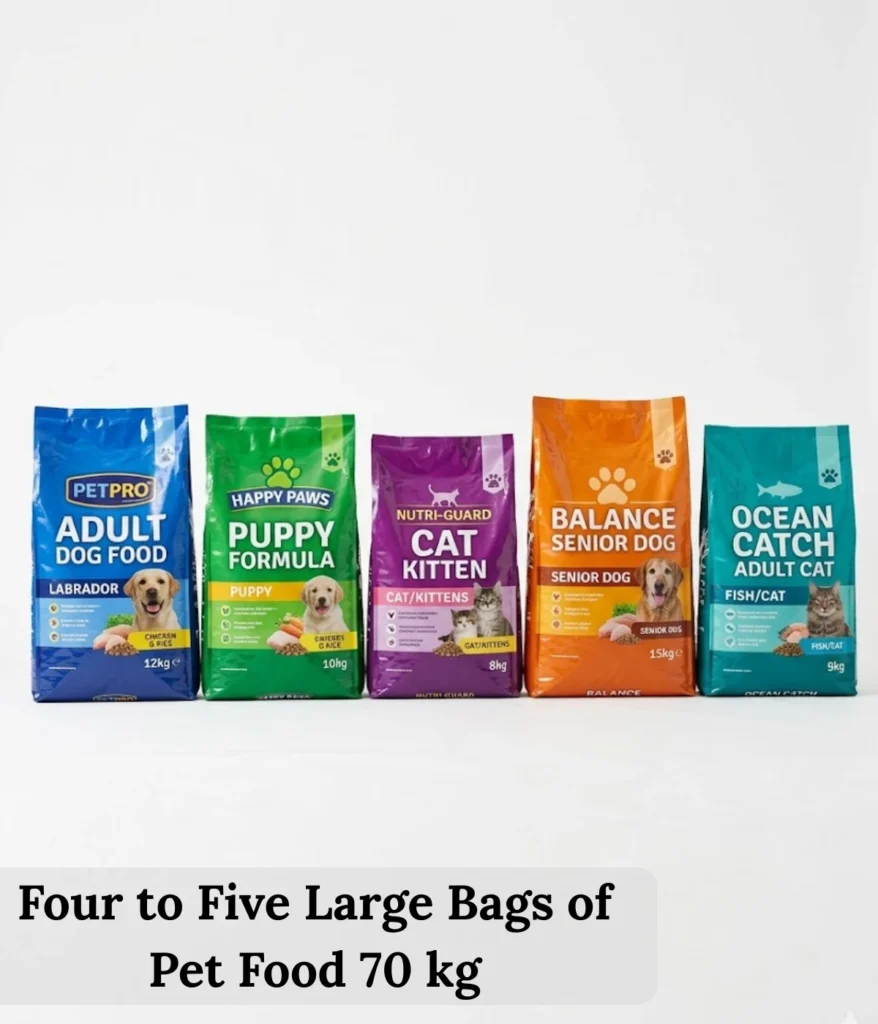 four-to-five-large-bags-of-pet-food-70-kg