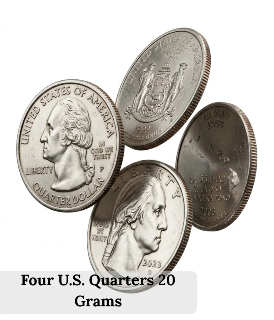 four-us-quarters-20-grams
