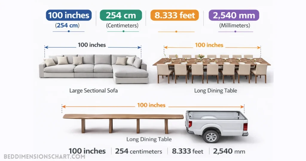 how-long-is-100-inches