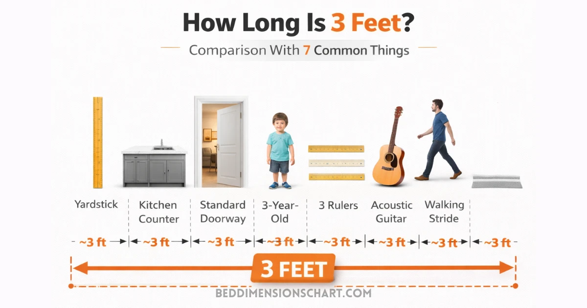 how-long-is-3-feet-comparison