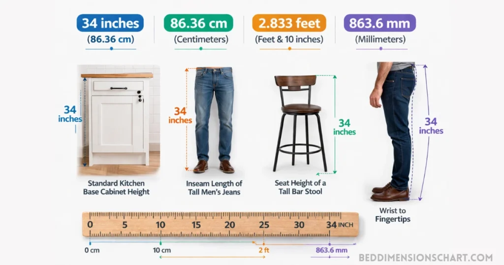 how-long-is-34-inches