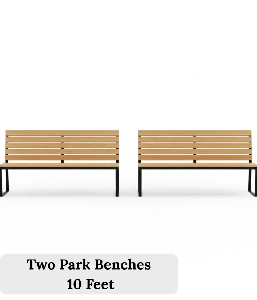 two-park-benches-10-feet