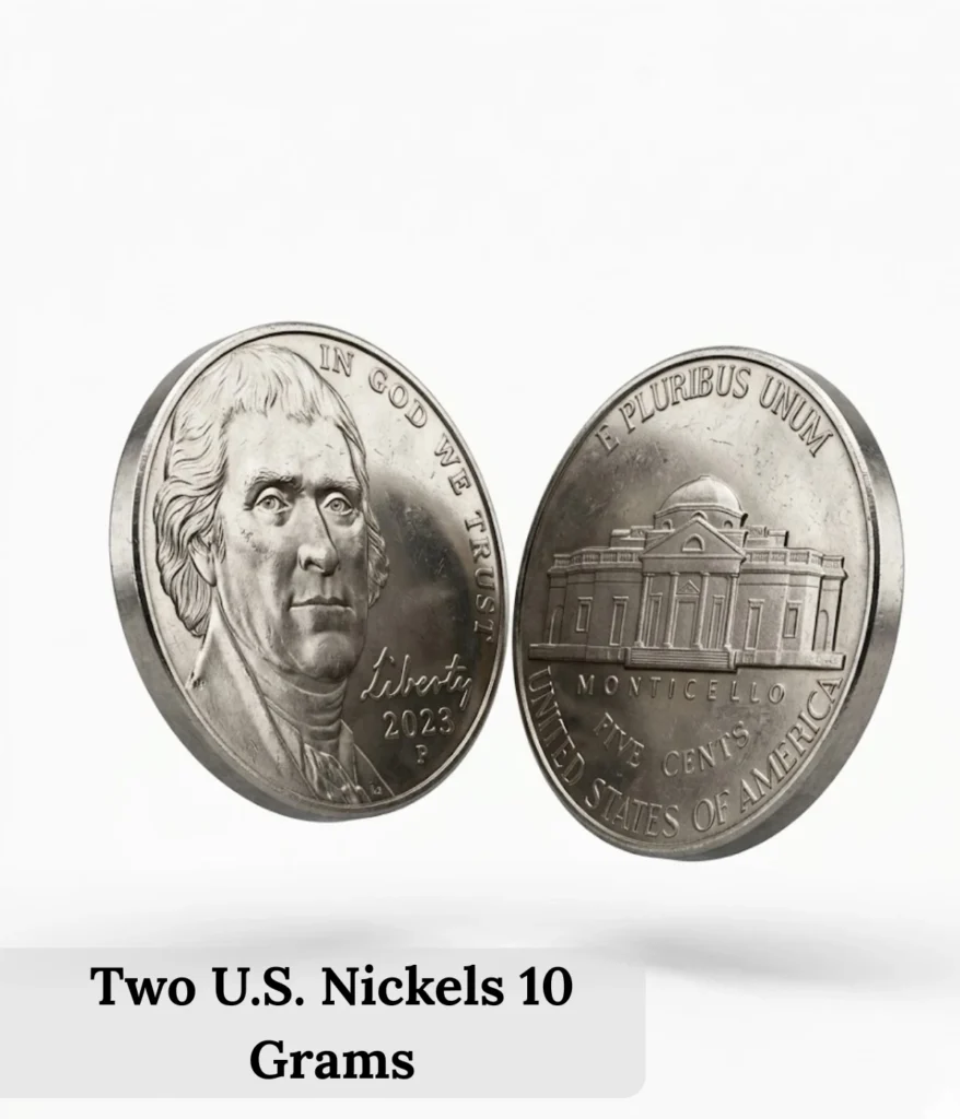 two-us-nickels-10-grams