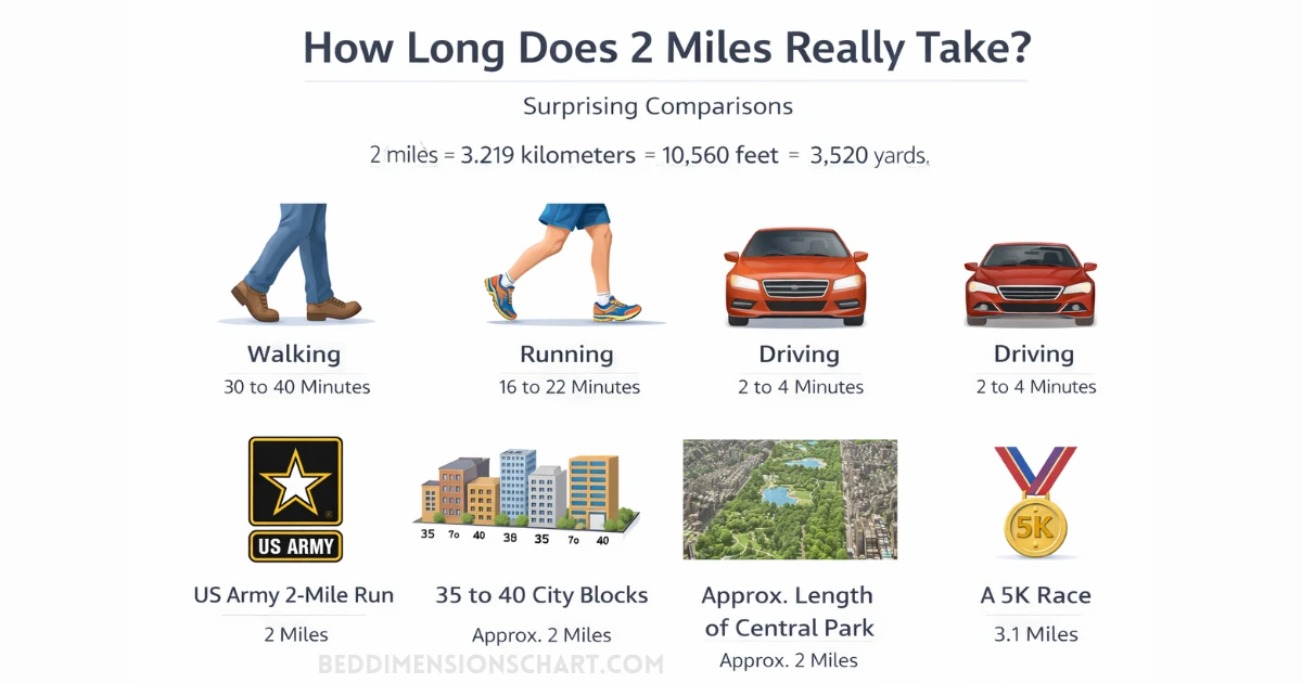 how-long-does-2-miles-really-take