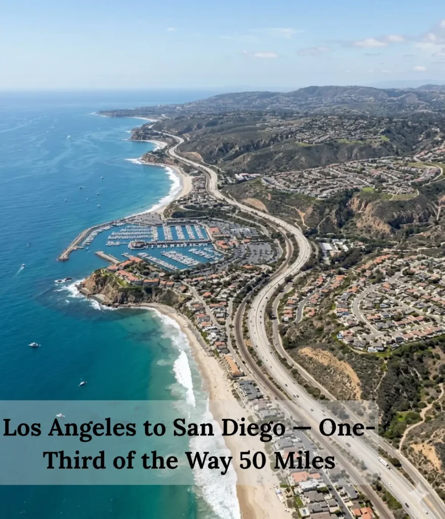 los-angeles-to-san-diego-one-third-of-the-way-50-miles