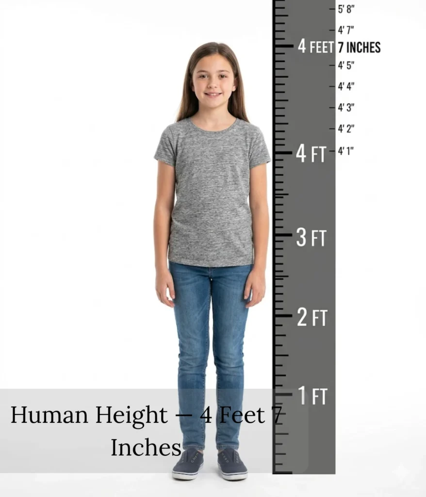 human-height-4-feet-7-inches