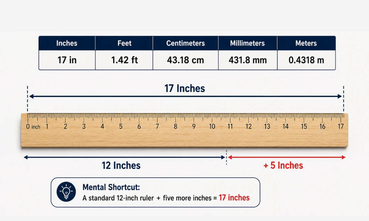 how-long-is-17-inches-visually