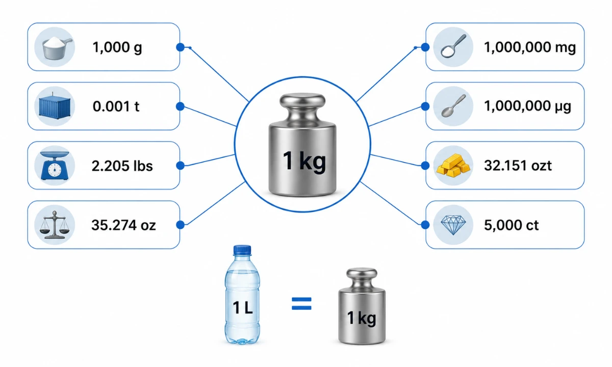 how-heavy-is-1-kg-in-every-unit