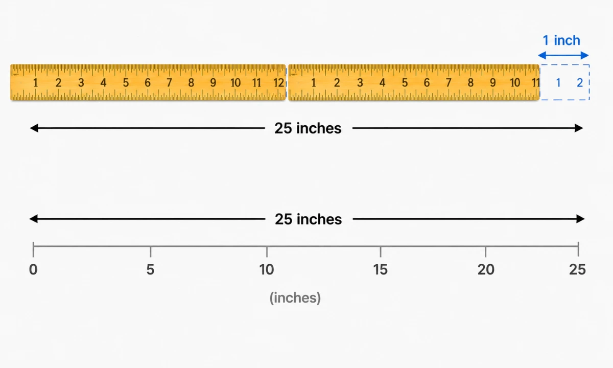 how-much-25-inches-exactly