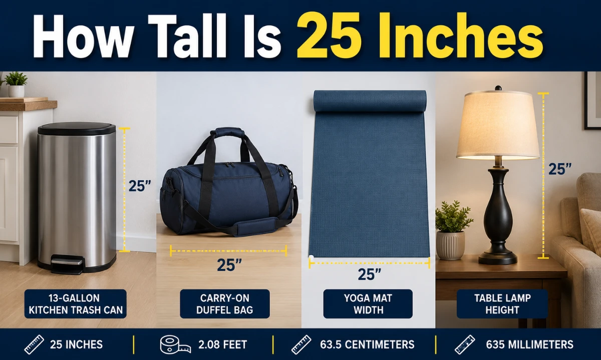 how-tall-is-25-inches-measure